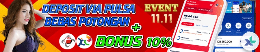 bonus deposit pulsa