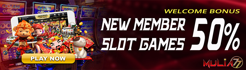 BONUS NEW MEMBER SLOT 50 %