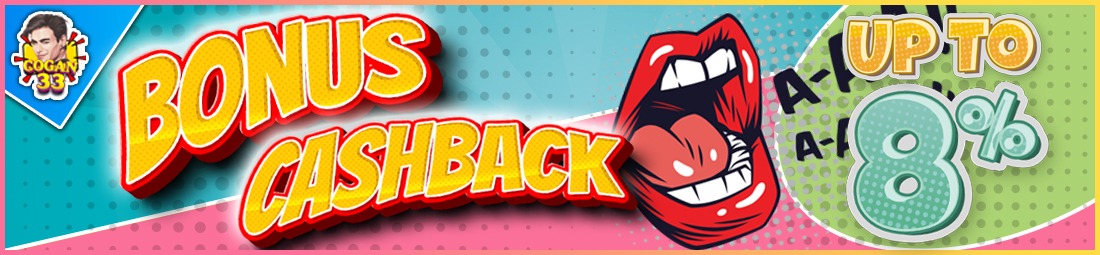 BONUS CASHBACK 8%