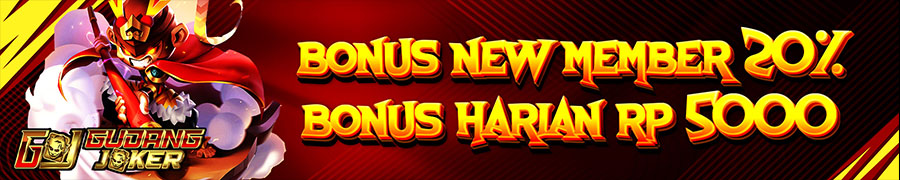BONUS NEW MEMBER 20% & BONUS HARIAN 5000