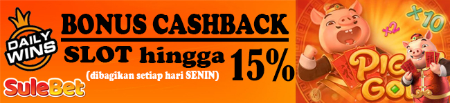 BONUS CASHBACK 15%