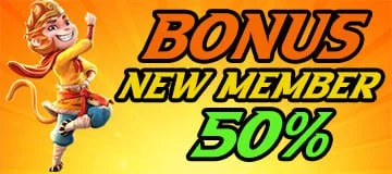Bonus New Member 50%