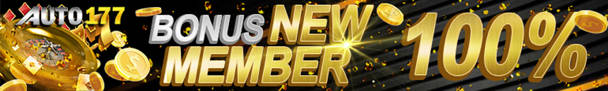 BONUS NEW MEMBER 100%