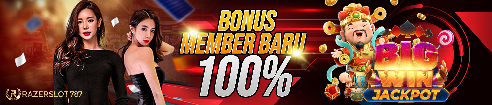 WELCOME BONUS NEW MEMBER 100%