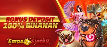BONUS DEPOSIT SLOT 100% BULANAN
