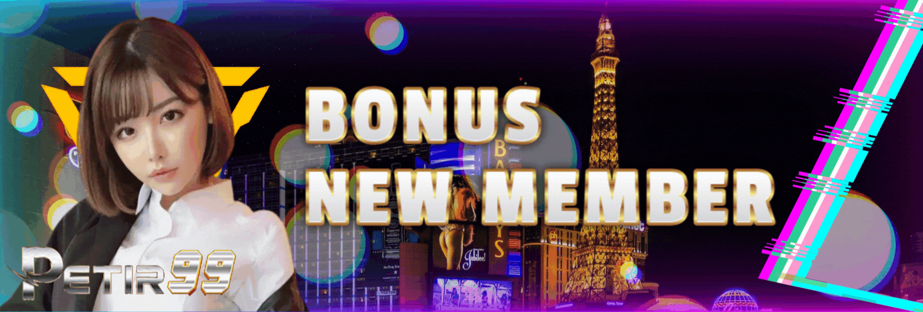 BONUS NEW MEMBER 100% DIBELAKANG