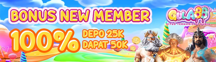 BONUS NEW MEMBER GULA88 100%