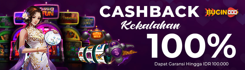 CASHBACK KEKALAHAN 100%