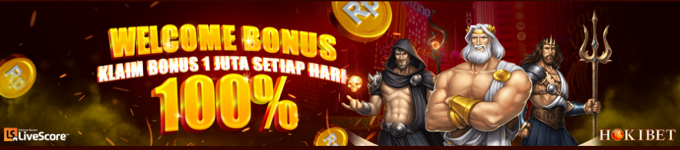 WELCOME BONUS 100%