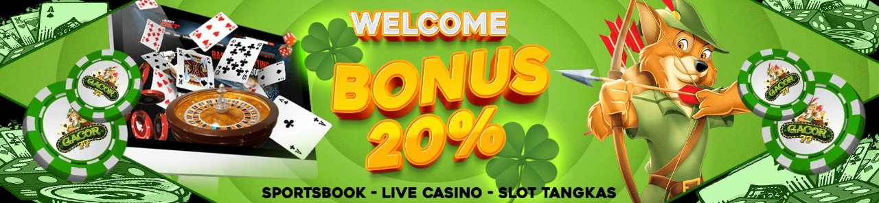 Welcome Bonus 20%